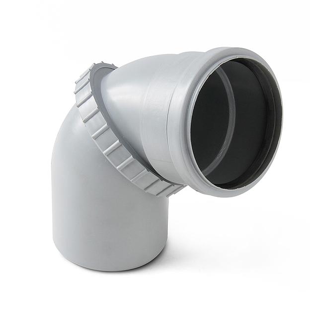 Отвод поворотный универсальный (Полипропилен) Ду110 фото 2