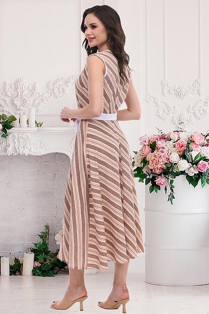 Платье Элиза (беж) опт фото 3