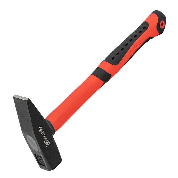 Молоток слесарный, 500 г, фибергласовая обрезиненная рукоятка фото 1