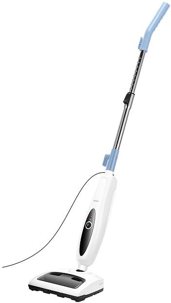 Швабра паровая Kitfort КТ-3912 1300Вт белый/голубой фото 3