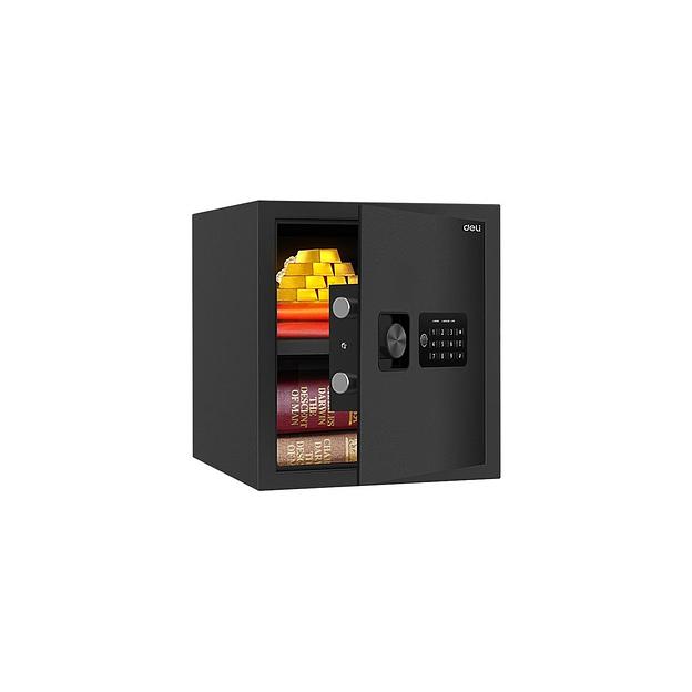 Сейф мебельный Deli Tarzan ET533 взломостойкий 360x330x330 мм электронный/ключевой фото 1