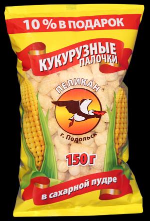 Кукурузные палочки в сахарной пудре 150 гр. ОПТ фото 1