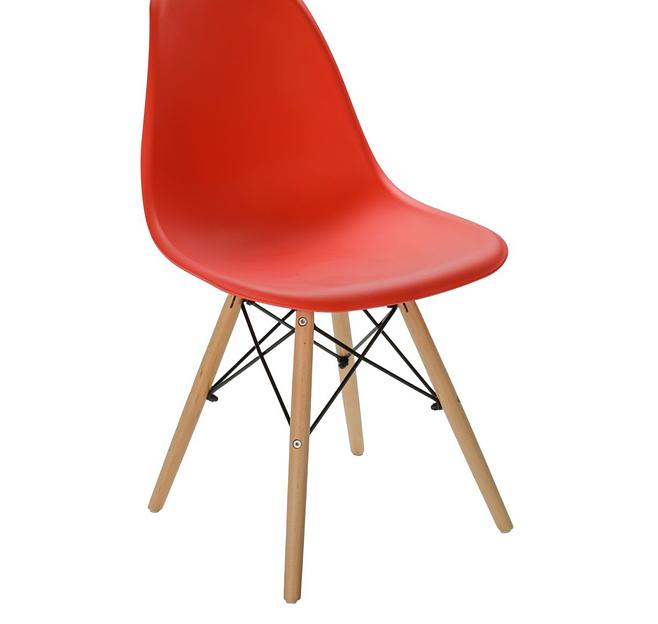 Стул в стиле Eames dsw красный 1 шт ОПТ фото 1