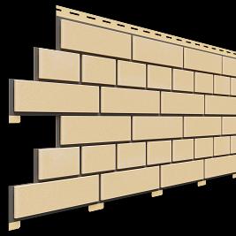 Фасадная панель Доломит, Кирпич, Светло-желтый фото 1