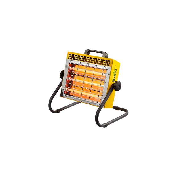 Инфракрасный обогреватель Ballu BIH-LM-1.5-R, 1500Вт, 25м2, кварцевый, желтый/черный фото 1