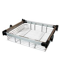 Выдвижная полка для белья ALBA 564х475х155, ал./хром фото 1