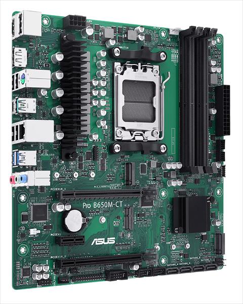 Материнская плата ASUS PRO B650M-CT-CSM, Socket AM5, B650, 4*DDR5, DP+HDMI, 4xSATA3, Audio, Gb LAN, USB 3.2, USB 2.0, mATX; 90MB1EC0-M0EAYC (PRO B650M-CT-CSM) фото 2