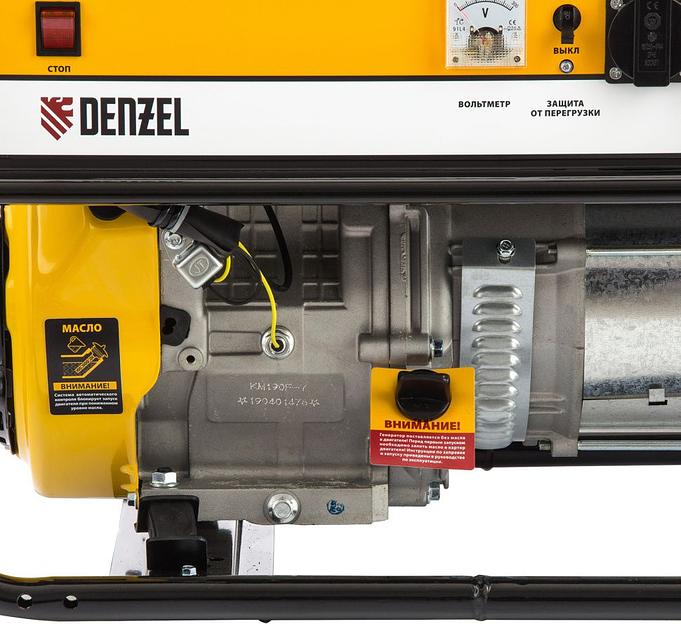 Генератор Denzel GE 6900 5.5кВт фото 4