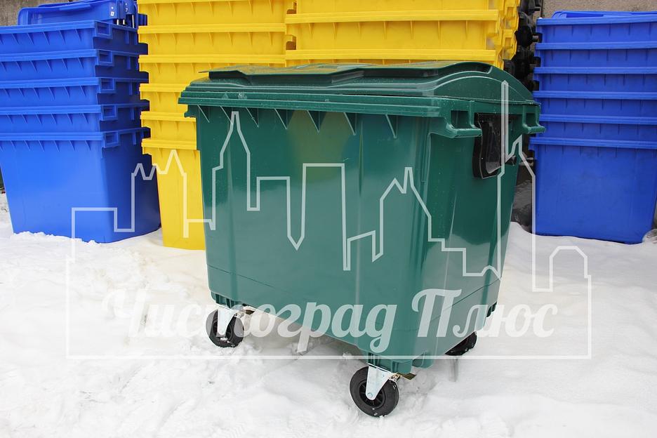Евроконтейнер Sonmez Hammadde 1100 л фото 2