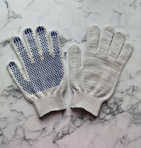 Перчатки белые ПВХ «Супер мастер» фото 1