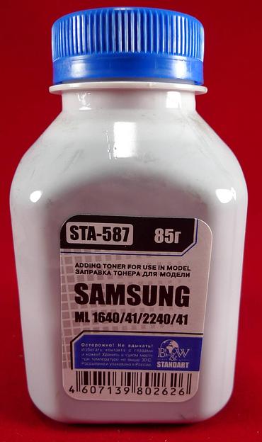 Тонер SAMSUNG ML-1640/41/1910/15/2240/41/SCX 4600/23 (фл. 85г) B&W Standart фас.Россия фото 1