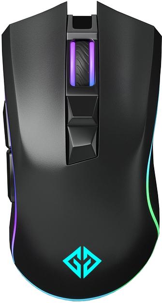 Мышь GMNG GG-MS400WO черный оптическая (10000dpi) беспроводная USB для ноутбука (7but) фото 3