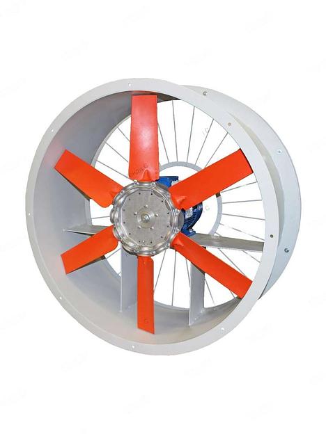 Напорный 12-тилопастной осевой вентилятор серии «КН» КН900-7,5-4-12/12-37,5-3А-х400 фото 1