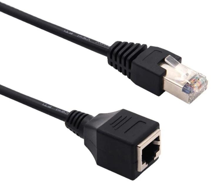 Патч-корд Buro BU-C5EXTND-2M-B UTP cat5E 2м черный RJ-45 (m)-RJ-45 (f) фото 2