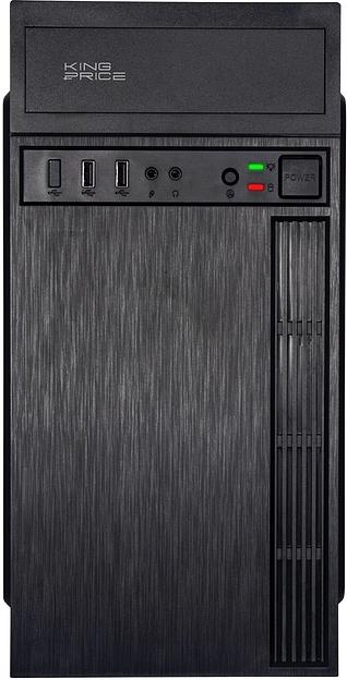 Корпус KingPrice KPCC-MN210 черный без БП mATX 1x80mm 2x120mm 2xUSB2.0 audio фото 2