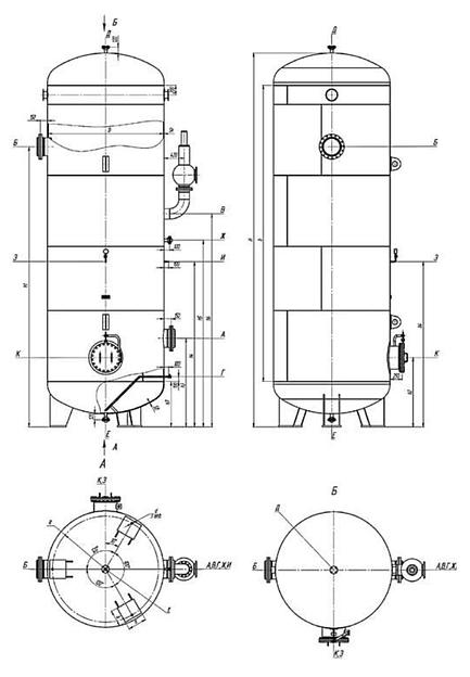 Воздухосборник В-50 0,8 МПа фото 3