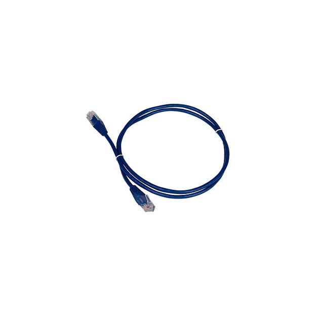 Патч-корд LanMaster вилка RJ-45, вилка RJ-45, кат.5E, ПВХ, 10м, синий [twt-45-45-10-bl] фото 1