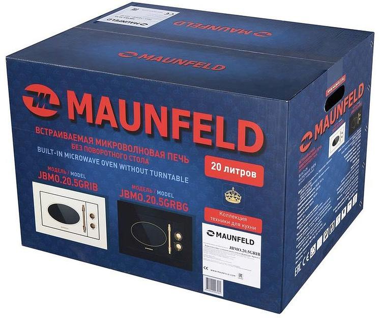 Микроволновая печь Maunfeld JBMO.20.5GRBG черный (встраиваемая) фото 7