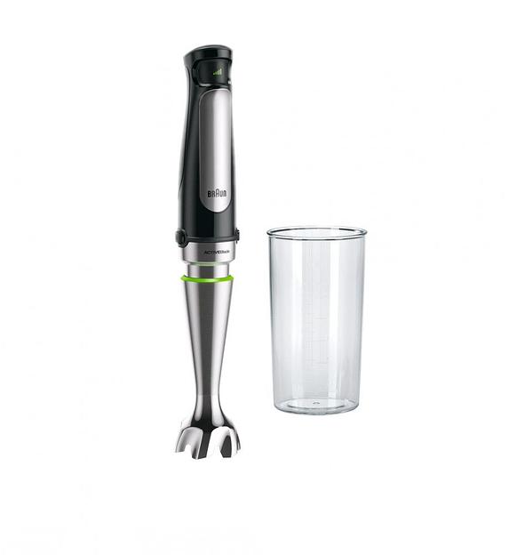 Блендер погружной Braun MQ7087X 850Вт черный/серебристый фото 2
