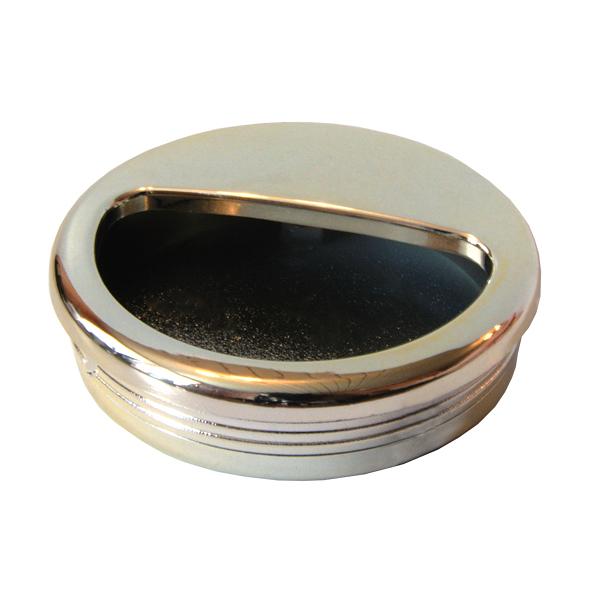 Ручка - "раковина" (врезная) D-50мм, золото  фото 1