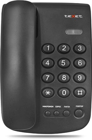 TEXET TX-241 черный фото 1