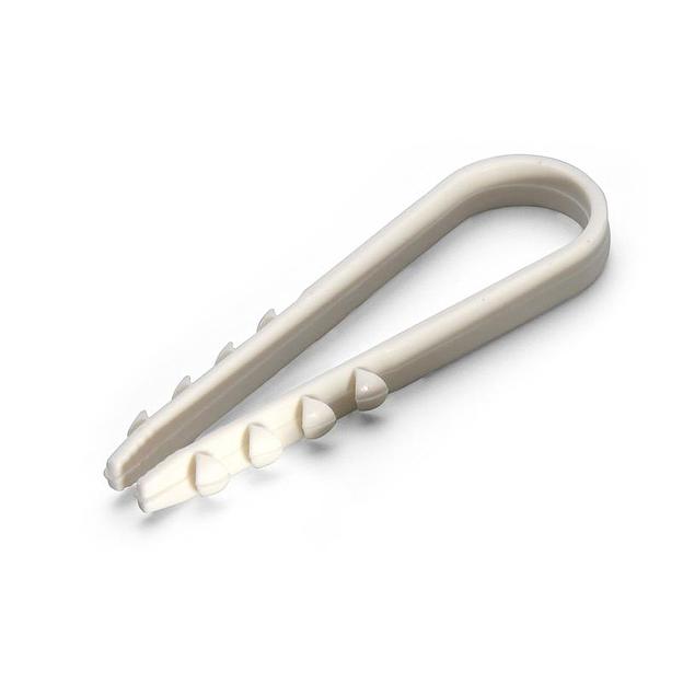 Дюбель-хомут(нейлон) ДХ 19-25 (б) (100шт.) (Fortisflex) (57551) фото 1