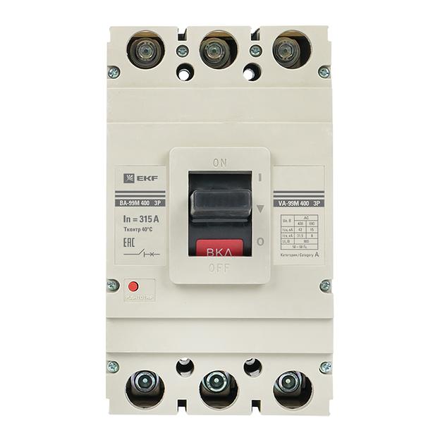 EKF mccb99-400-315m Выключатель автоматический ВА-99М 400/315А 3P 42кА EKF PROxima фото 3