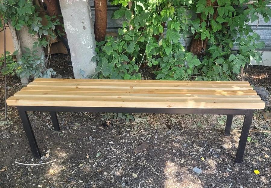 Скамья без спинки, под заказ фото 4