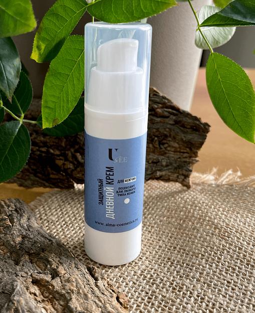 Мужской дневной крем для лица защитный U see, 30 мл, опт фото 1