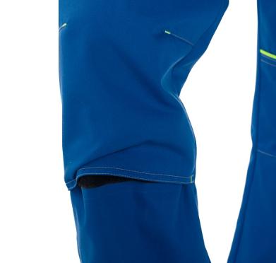 Полукомбинезон мужской «Подряд» (василек с отделкой лайм) ОПТ фото 4