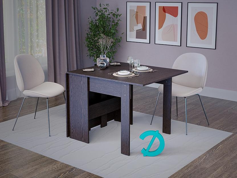 Стол книжка раскладной Досто «Норман» 160×80×75h см (312×80×75h см), опт фото 2