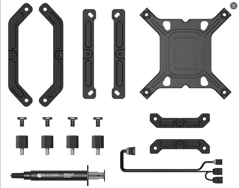 Система водяного охлаждения ID-Cooling Dashflow 360 XT Pro ARGB Soc-AM5/AM4/1200/1700/1851 черный 4-pin 16-34dB Al+Cu 350W Ret фото 9