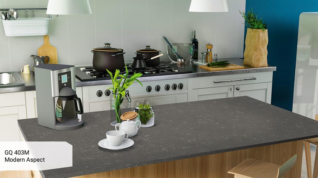 Кварцевый камень Grandex quartz «GQ 403M Modern Aspect» ОПТ фото 2