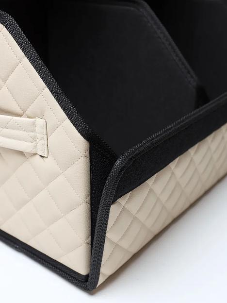 Органайзер в багажник для автомобиля бежевый ОПТ фото 8