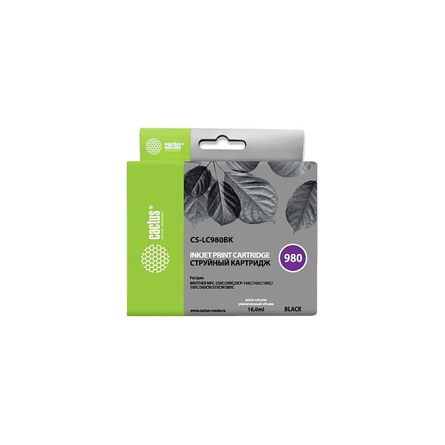 Картридж Cactus CS-LC980BK, черный / CS-LC980BK фото 1