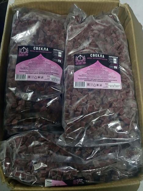Замороженная свекла кубик опт фото 1