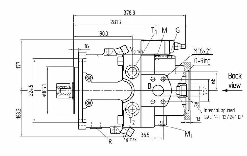 Насос поршневой J11VLO 190DRS/11R-NZD 12K07 фото 1