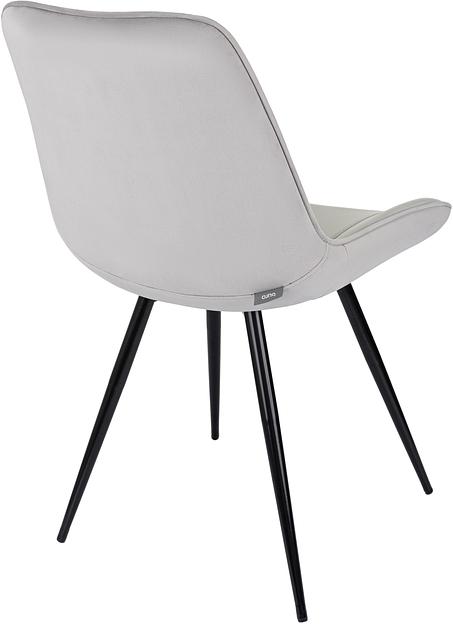 Стул для дома Бюрократ CH-K2 св.серый Holland 09 металл черный на ножках (CH-K2_1/HL09) фото 5