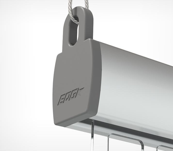 Пластиковая петля-заглушка для профиля ECOTRACK ECO-CAP фото 1