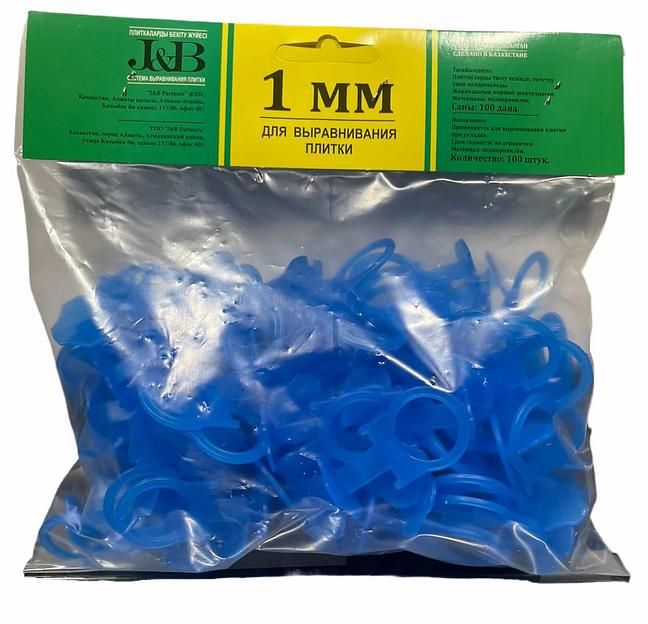 Система выравнивания плитки J&B Зажим Кольцо 1 мм, 100 шт фото 1