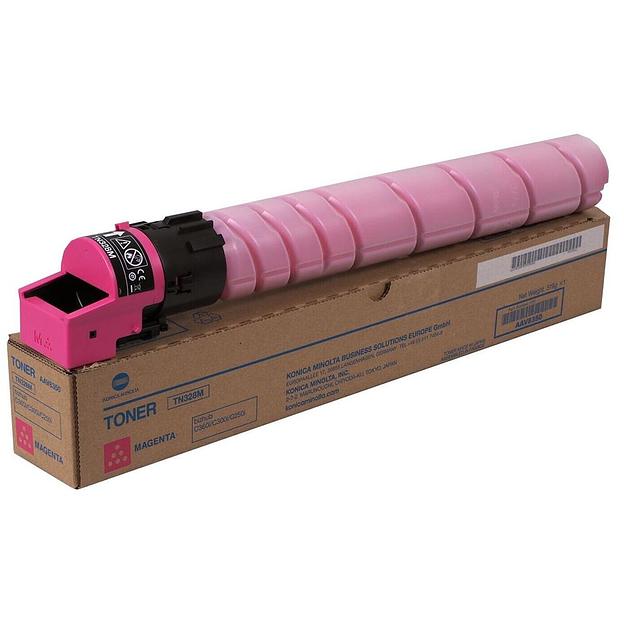 Тонер-картридж Konica Minolta bizhub C250i/C300i/C360i красный TN-328M H ресурс 14K фото 3