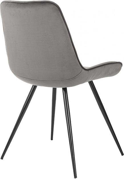 Стул для дома Бюрократ CH-K2_2 комплект 2шт т.серый Holland 18 металл черный на ножках (CH-K2_1/HL18_2) фото 5