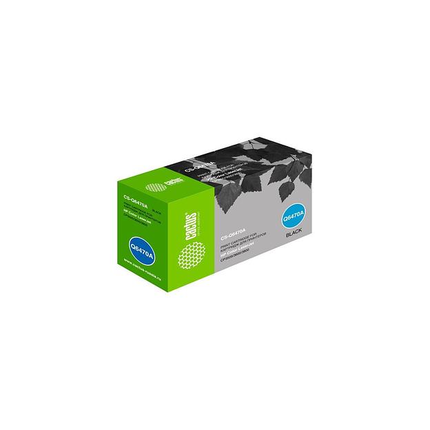 Картридж Cactus CS-Q6470A, Q6470A, черный / CS-Q6470A фото 1