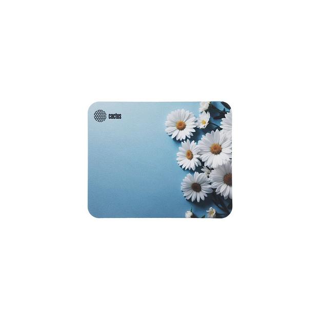 Коврик для мыши Cactus Daisies рисунок, ткань, 250х200х3мм [cs-mp-d07s] фото 1