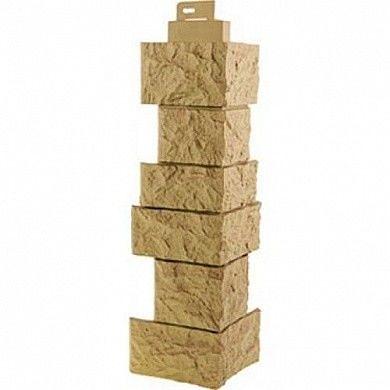 Угол наружный FineBer Камень Дикий песочный фото 1