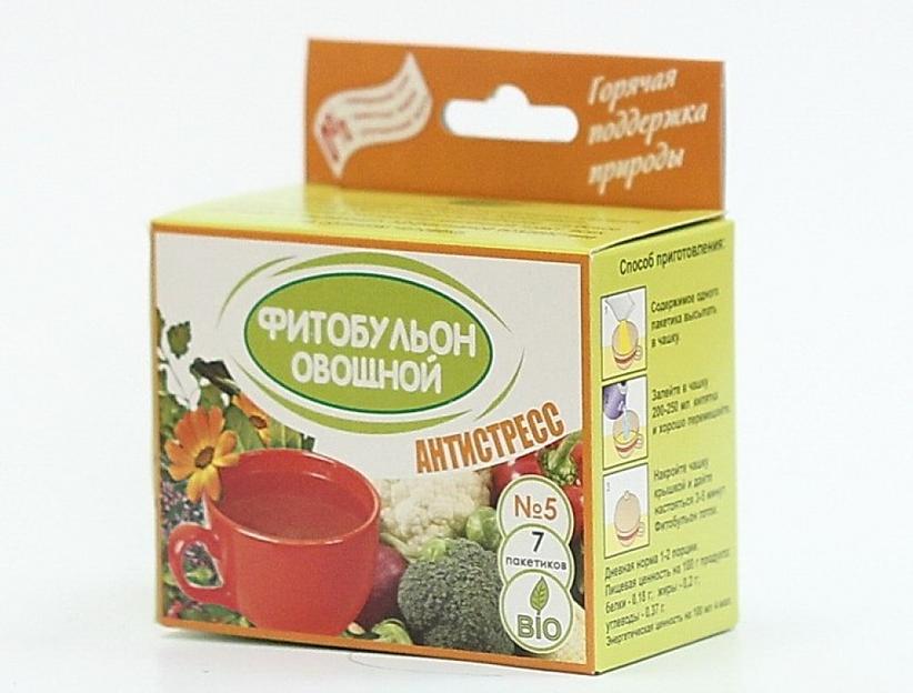 Фитобульон овощной № 5 Соль Жизни «Антистресс» 41 г ОПТ фото 2