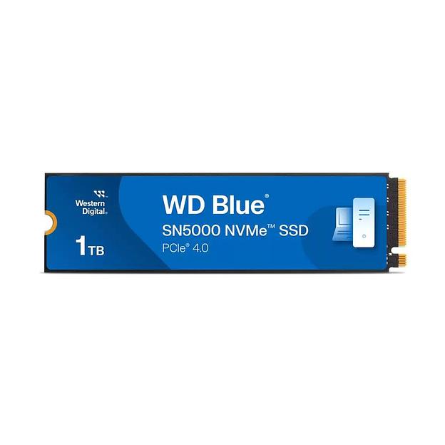 Твердотельный накопитель SSD Western Digital M.2 2280 1TB WD Blue SN5000 WDS100T4B0Е PCI-E 4.0 x4 фото 1