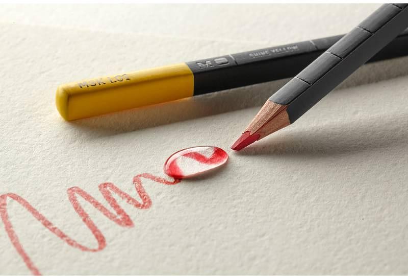 Карандаши цветные акварельные Moleskine WATERCOLOUR EW7P12COLA 12цв. мет.кор. фото 6