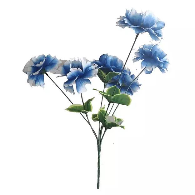 Букет с васильками 6 голов 38см 331-658 фото 1