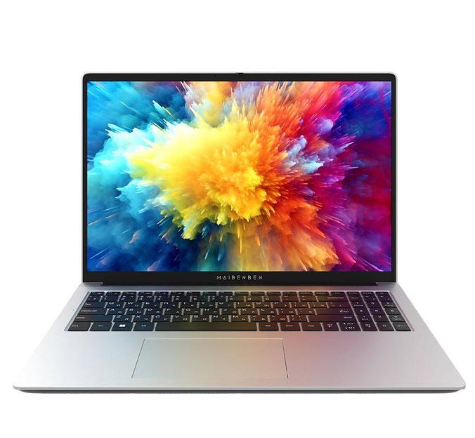 Ноутбук Maibenben M653 16" FHD IPS, AMD R3-5400U, 8Gb, 512Gb SSD, Linux, серебристый фото 1
